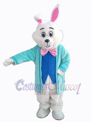 Ostern-Wendell-Kaninchen mit Gläsern für Feier Maskottchen-Kostüm Tier