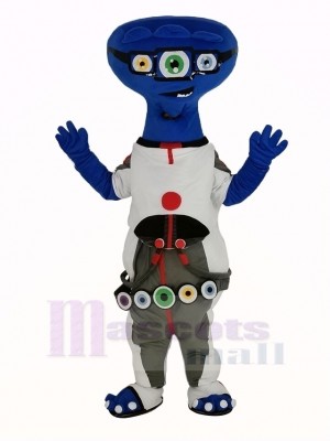 Drei Augen Außerirdischer Maskottchen Kostüm