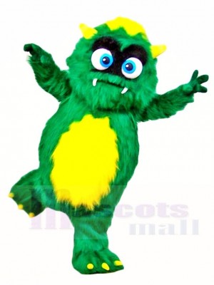 Flauschige Grün Monster Maskottchen Kostüme