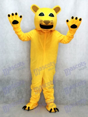 Neues gelbes Puma Maskottchen Kostüm Tier 