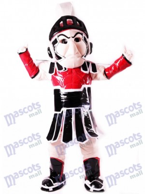 Red Spartan Trojan Ritter Sparty Maskottchen Kostüm Menschen