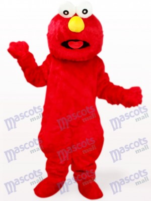 Rotes langes Haar Monster Party Maskottchen Kostüm für Erwachsene
