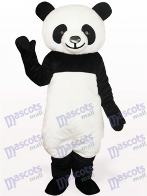 Schwarzes Panda Tier Maskottchen Kostüm