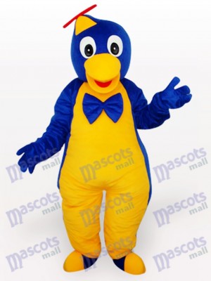 Blaues gelbes Pinguin Maskottchen Kostüm