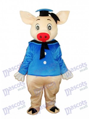 Dr.Pig Maskottchen Erwachsene Kostüm Tier