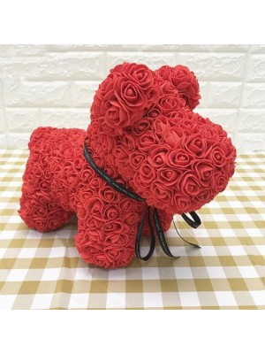 rot Rose Hündchen Flower Hündchen Bestes Geschenk für Muttertag, Valentinstag, Jubiläum, Hochzeit und Geburtstag