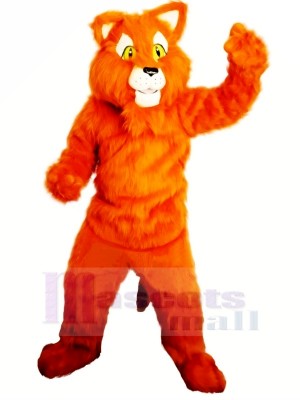 Orange Panther Maskottchen Kostüme Erwachsene