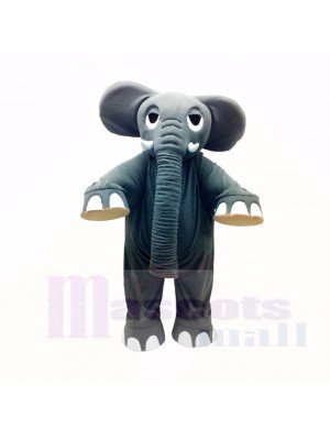 Stark Grau Elefant Maskottchen Kostüme Erwachsene