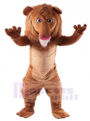 Plüsch Löwe für Erwachsene Maskottchen-Kostüm Tier