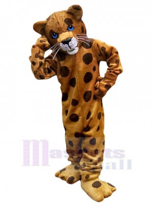 Clever Leopard Maskottchen-Kostüm Tier
