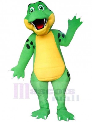 Glücklicher Alligator Maskottchen-Kostüm Tier