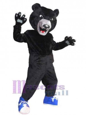 Wilder Schwarzbär Maskottchen-Kostüm Tier