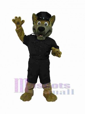 Intelligente Polizei Hund Maskottchenkostüm Tier
