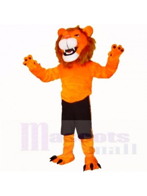 Orange Herrlich Löwe Maskottchen Kostüme Erwachsene
