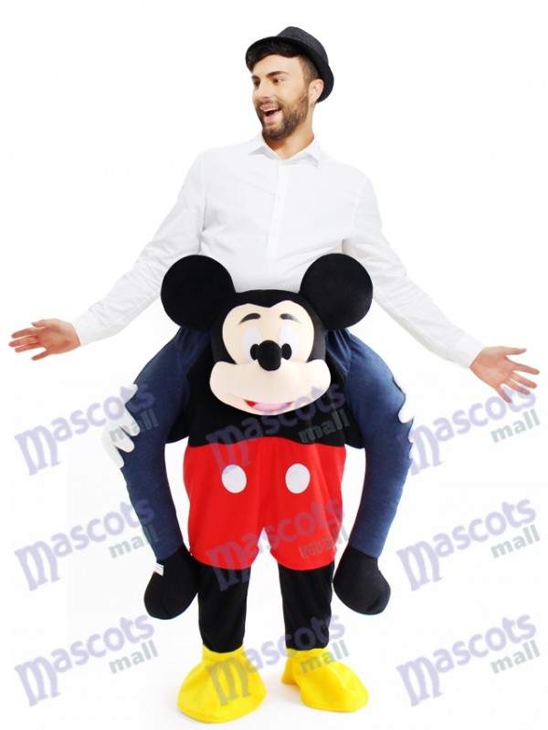Huckepack Mickey Mouse Carry Me Ride Maus Maskottchen Kostüm
