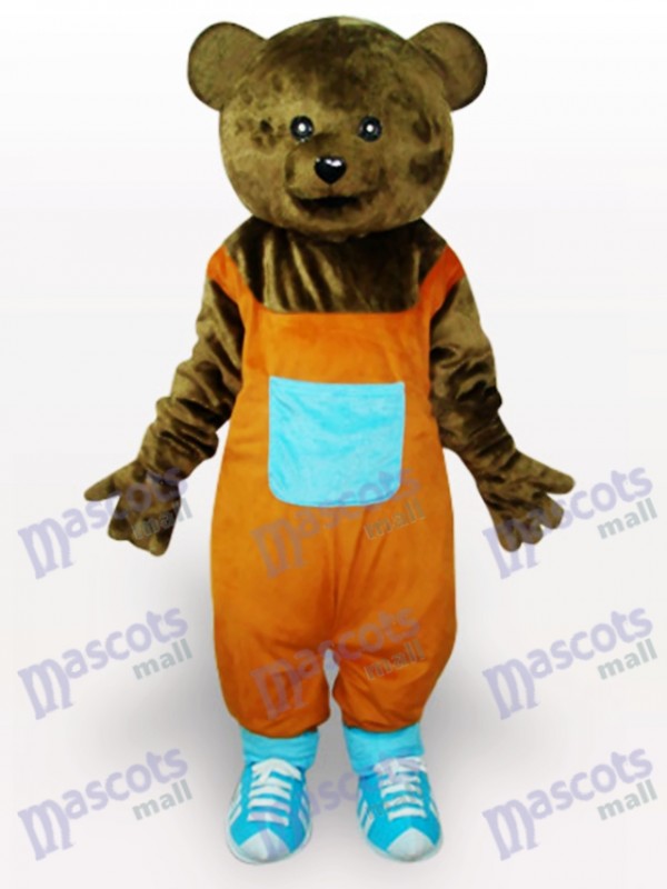 Brauner Teddy Tier Maskottchen Kostüm