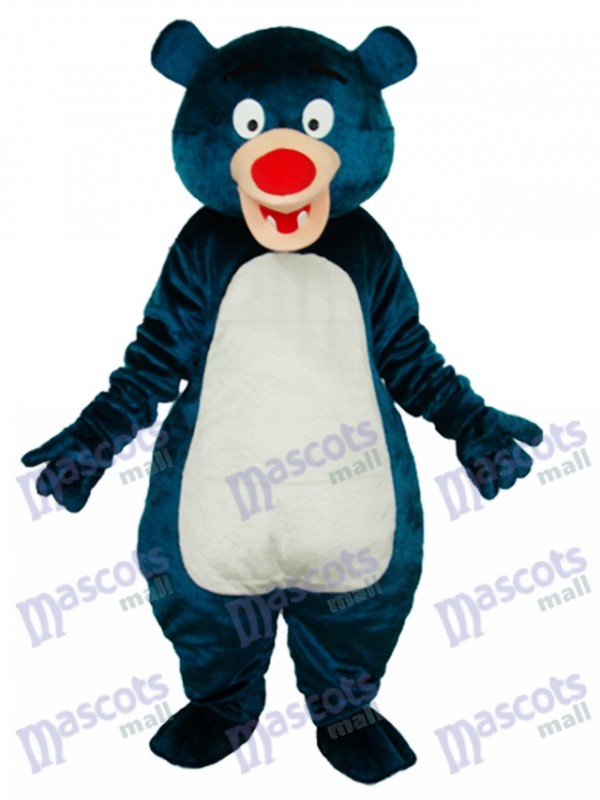 Blauer Bär Maskottchen Erwachsene Kostüm Tier