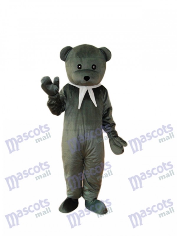 Grey Cook Bär Maskottchen Erwachsene Kostüm Tier