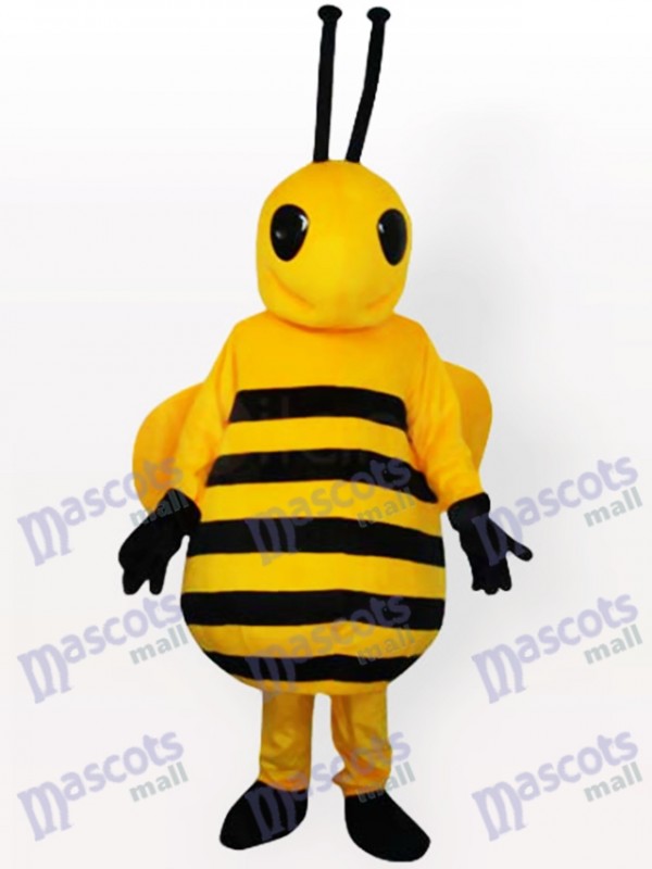 Kleines gelbes Bienen-Insekt-erwachsenes Maskottchen-Kostüm