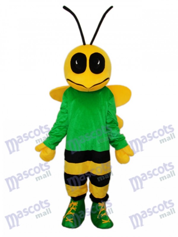 Green Bee Maskottchen Kostüm für Erwachsene Insekt