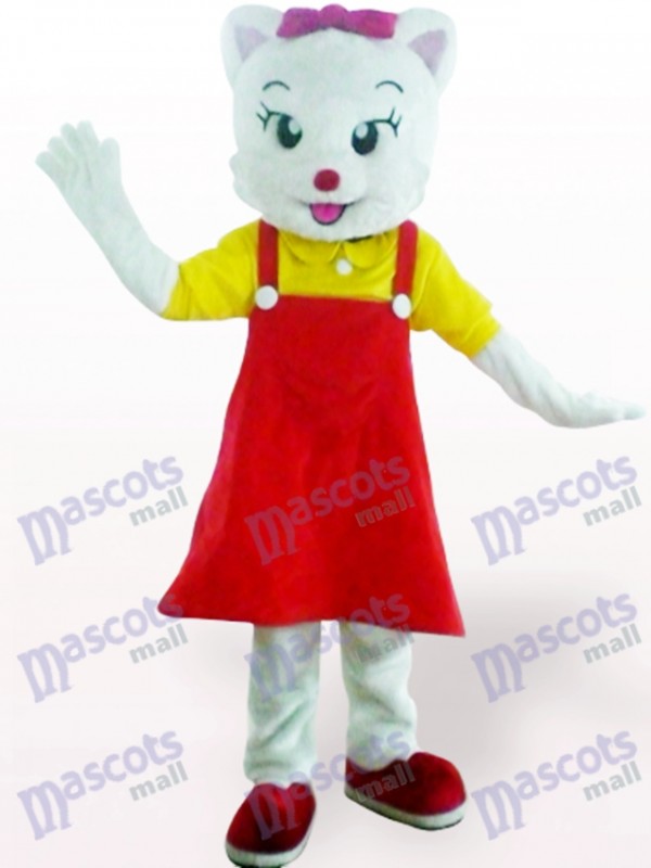 Rote weibliche Katze Tier Maskottchen Kostüm für Erwachsene