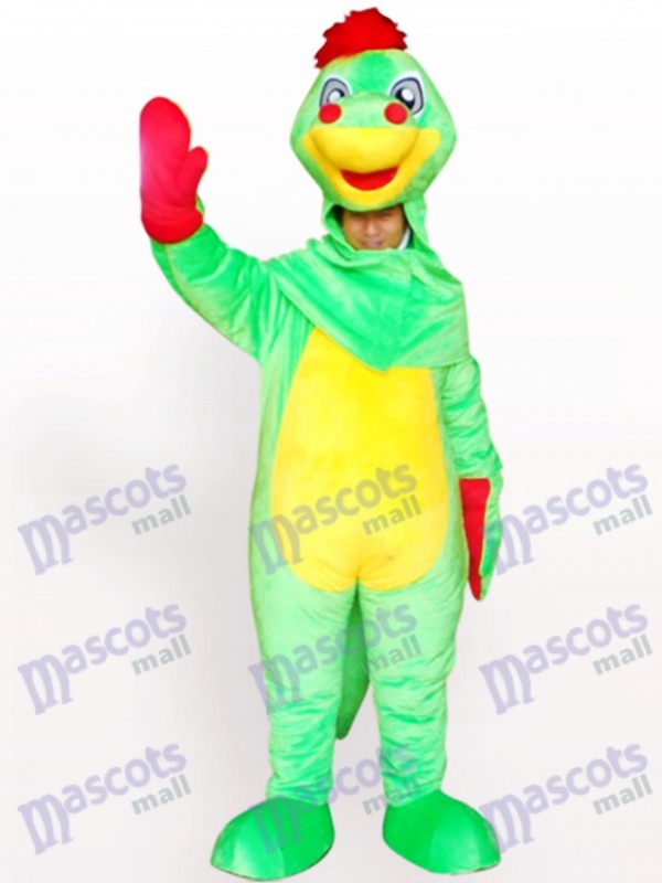 Open Face Dinosaurier Maskottchen Kostüm für Erwachsene