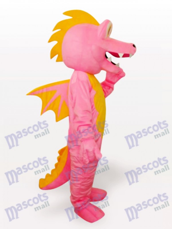 Rosa Dinosaurier Tier Maskottchen Lustiges Kostüm