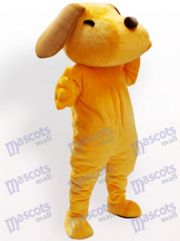 Gelber Hund Tier Maskottchen Kostüm für Erwachsene