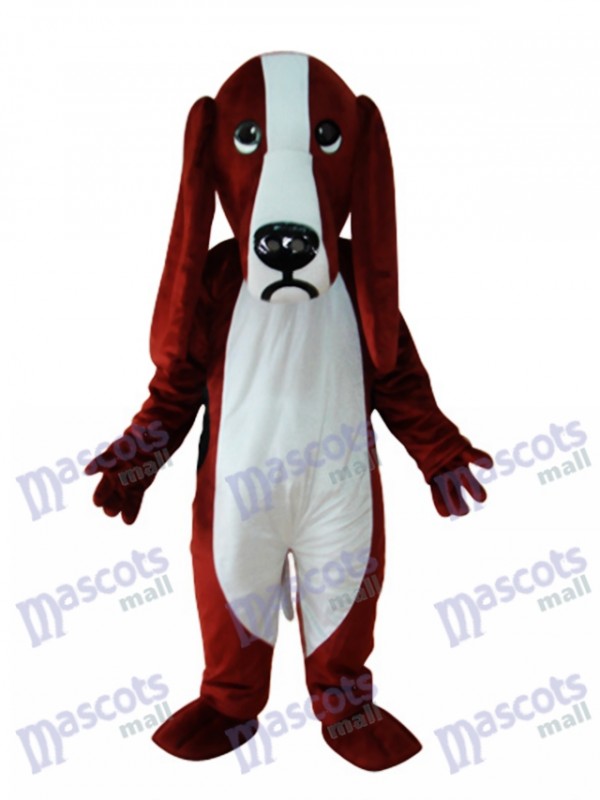 Rötlich und weißer Hund Maskottchen Kostüm Tier