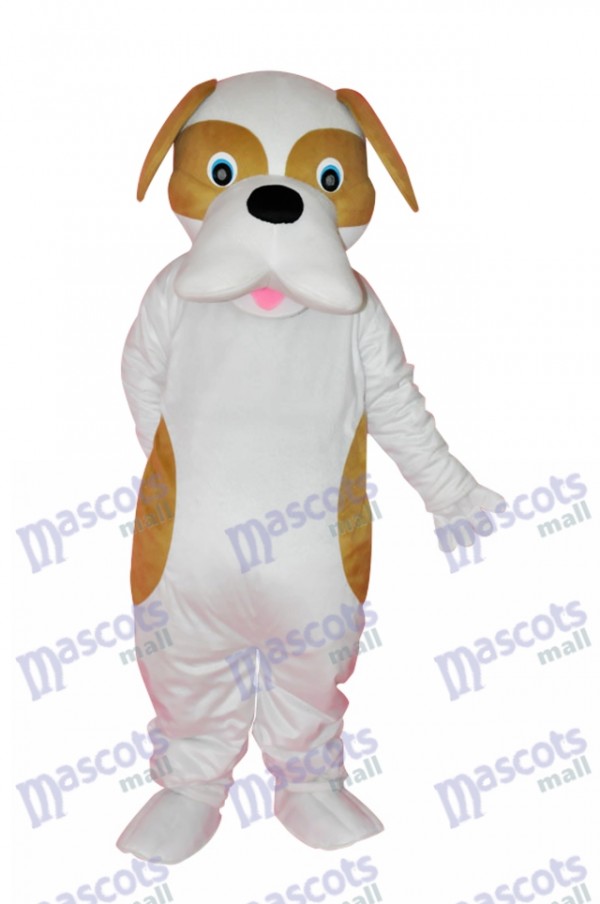 Brown und weißer Hund Maskottchen Kostüm Tier