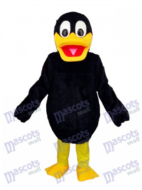 Schwarze Ente Maskottchen Erwachsene Kostüm Tier