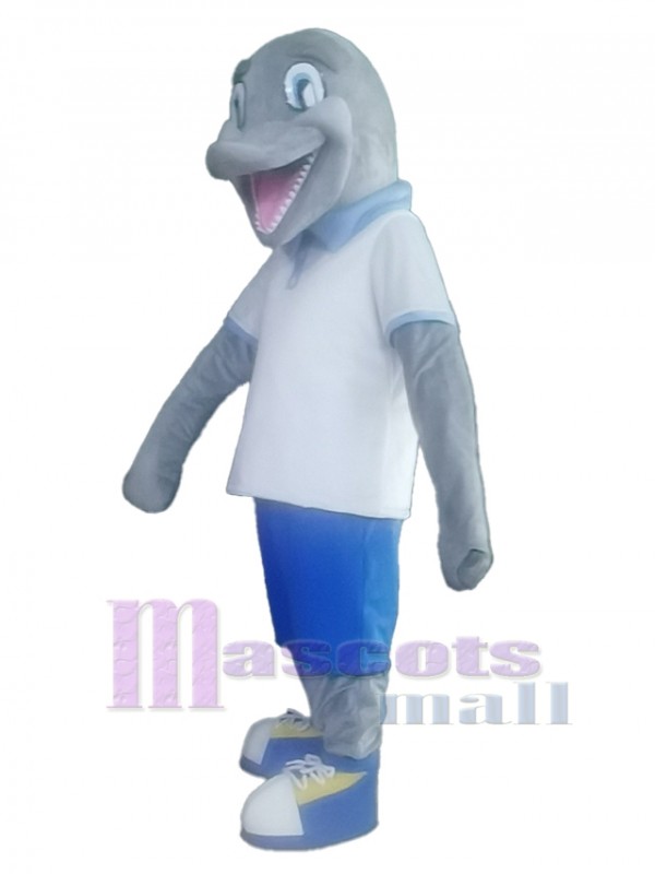 Delfin maskottchen kostüm