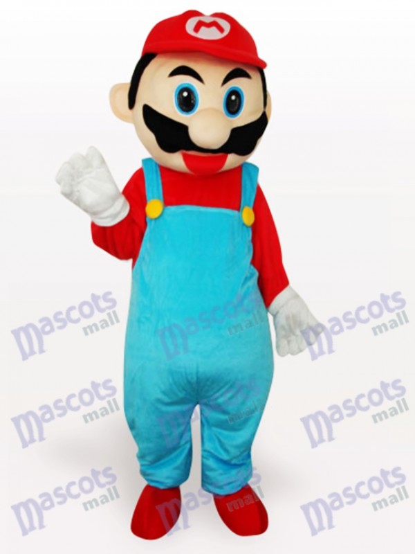 Rot Super Mario Bros Anime Maskottchen Kostüm