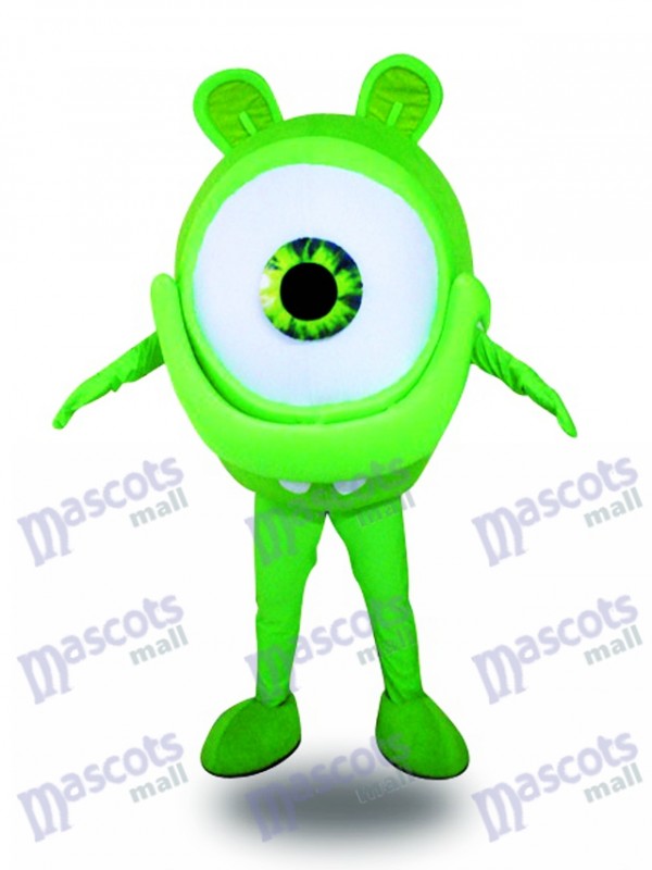 Grüne Augen Gläser Anblick Schutz Werbung Maskottchen Kostüm