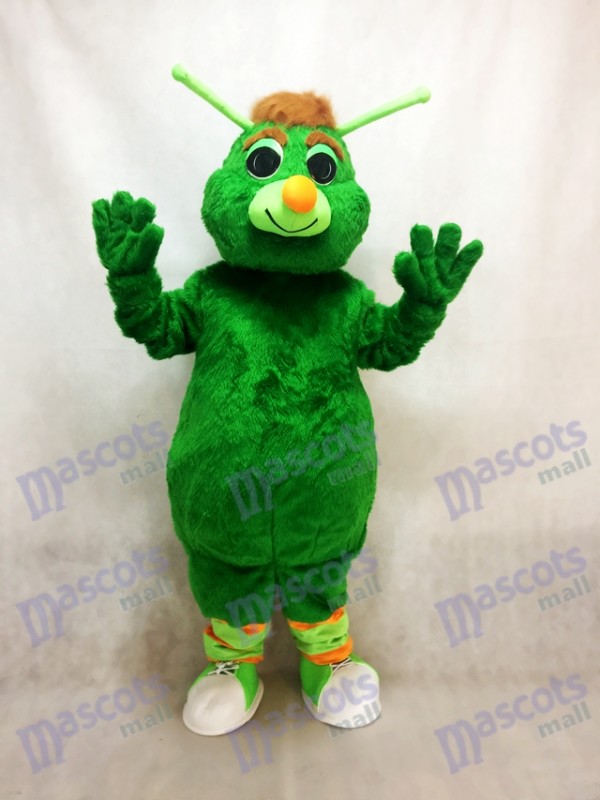 Lustiges grünes Heuschrecken Maskottchen Kostüm