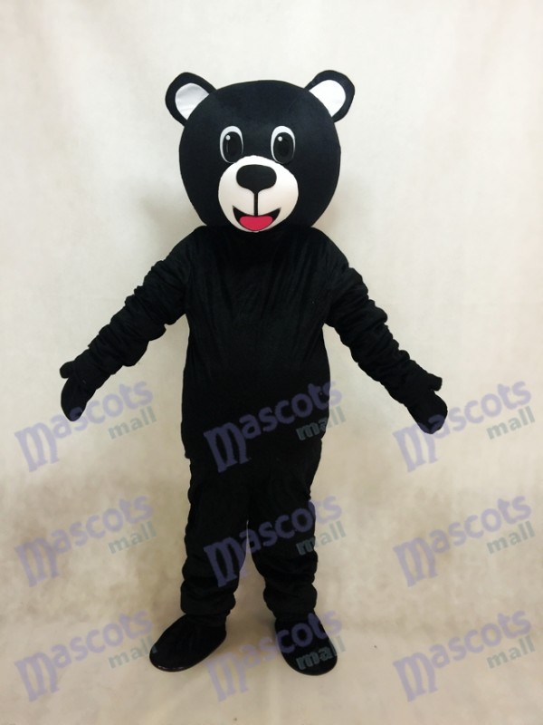 Neues schwarzes glückliches Bärn Maskottchen Kostüm
