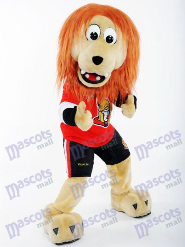 Spartacat Löwe der Ottawa Senators Maskottchen Kostüm Tier