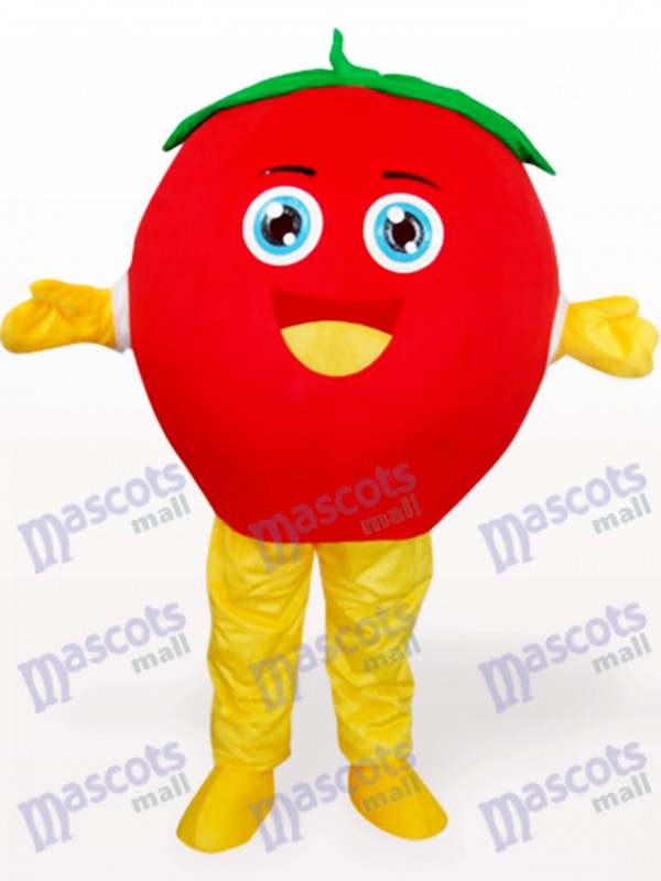 Glücklich Tomate Frucht Maskottchen Kostüm für Erwachsene