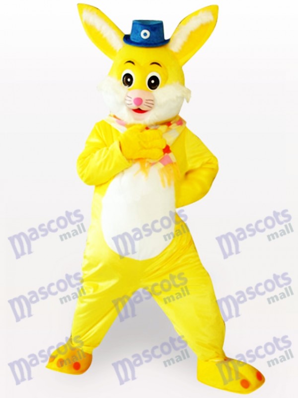 Ostern gelbes Kaninchen Tier Maskottchen Kostüm